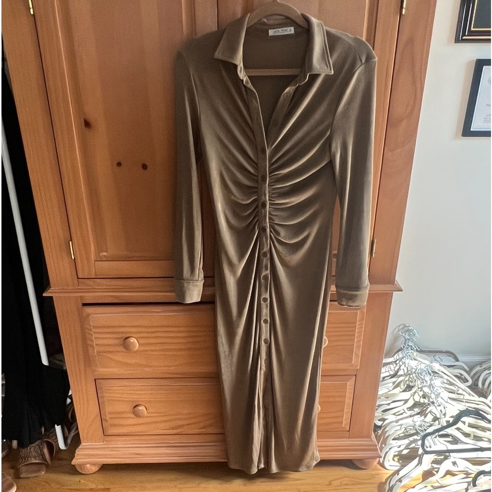 12th Tribe Button Down Midi Dress